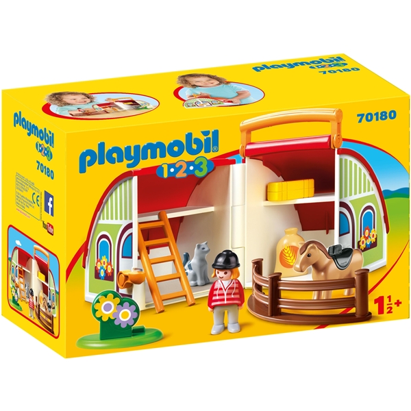 70180 Playmobil Min Gård Att Ta Med 70180 Playmobil Min Gård Att Ta Med