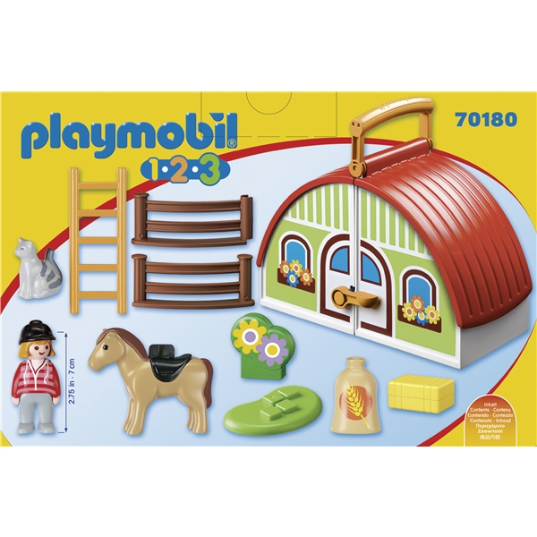 70180 Playmobil Min Gård Att Ta Med 70180 Playmobil Min Gård Att Ta Med