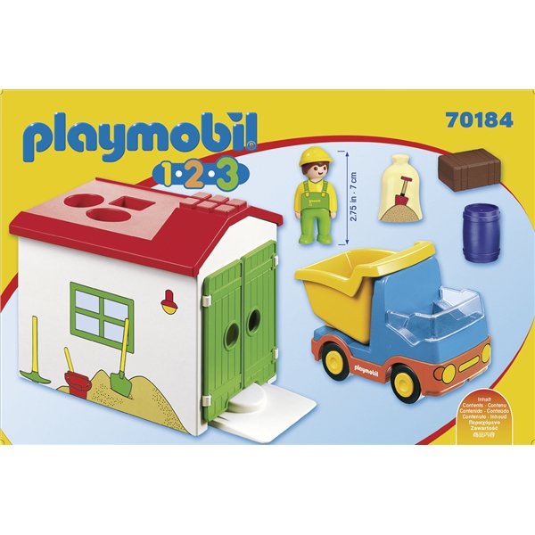 70184 Playmobil 1.2.3. Sopbil (Bild 2 av 3)