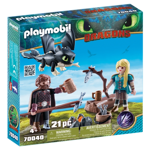 70040 Playmobil Hicke och Astrid med drakunge (Bild 1 av 3)