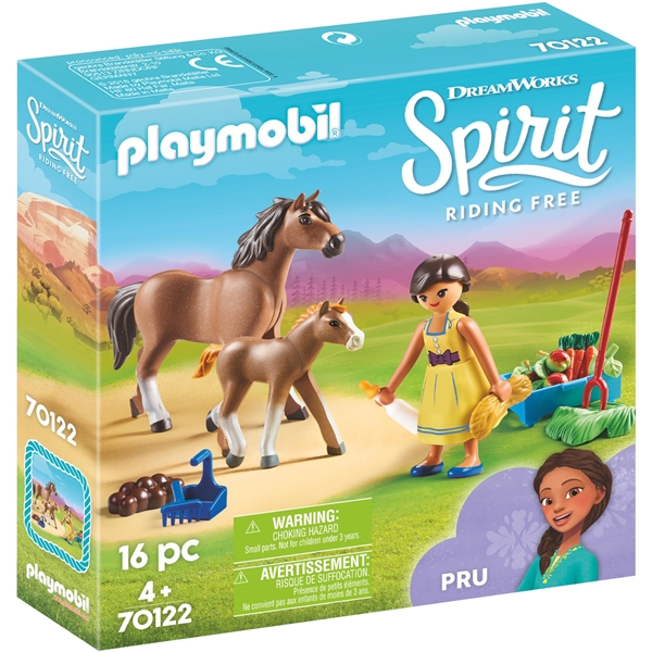 70122 Playmobil Pru med Häst och Föl (Bild 1 av 2)