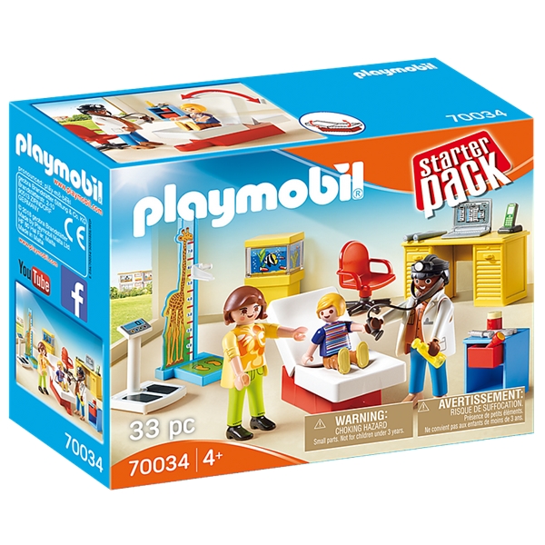 70034 Playmobil Startpaket hos Barnläkaren (Bild 1 av 3)