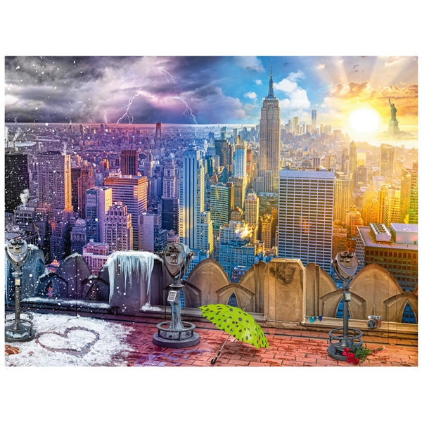 Pussel 1500 Bitar Seasons of New York (Bild 2 av 2)