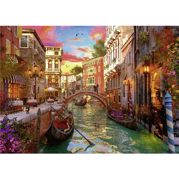Pussel 1000 Bitar Venice Romance (Bild 2 av 2)