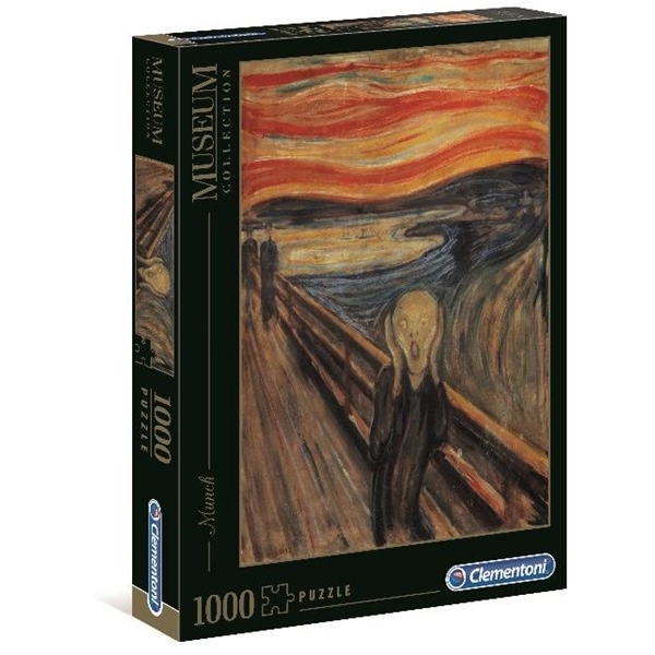 Pussel 1000 Bitar Museum Munch The Scream (Bild 1 av 2)