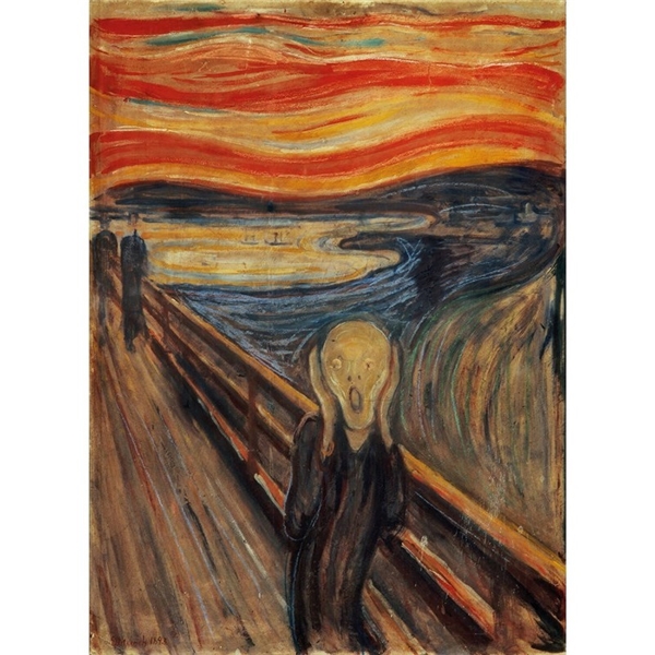 Pussel 1000 Bitar Museum Munch The Scream (Bild 2 av 2)
