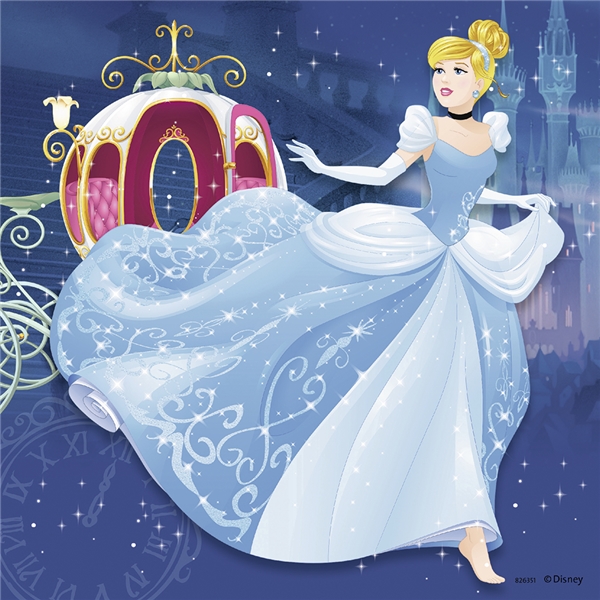 Pussel 3 x 49 Bitar Disney Princess (Bild 3 av 4)