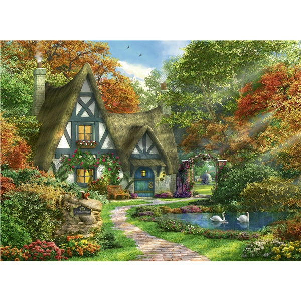 Pussel 500 Bitar Cottage in Autumn (Bild 2 av 2)