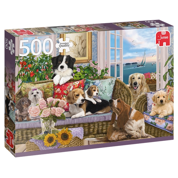 Pussel 500 Bitar Furry Friends