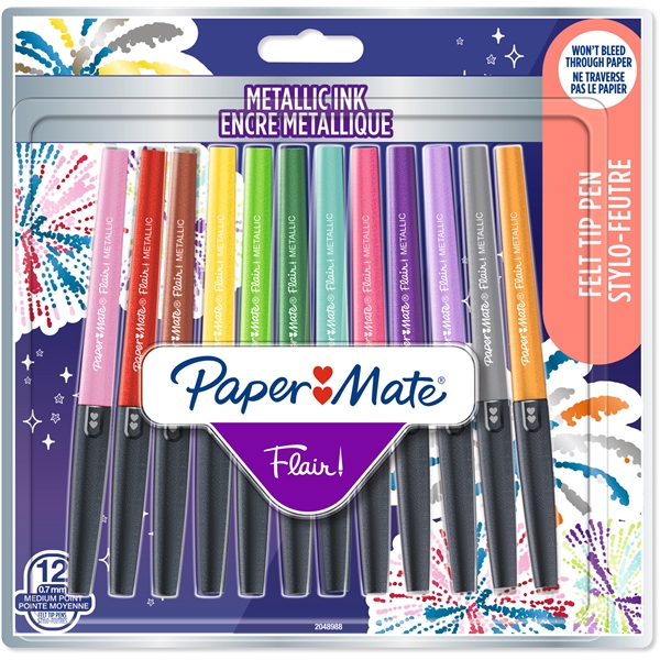 PaperMate Flair Metallic 12-pack (Bild 1 av 3)