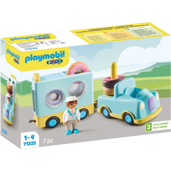 71325 Playmobil 1.2.3 Lastbil med Munkar (Bild 1 av 7)