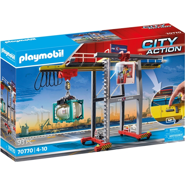 70770 Playmobil Cargo Lastkran med Container (Bild 1 av 6)