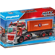 70771 Playmobil Cargo Lastbil med Lastcontainer