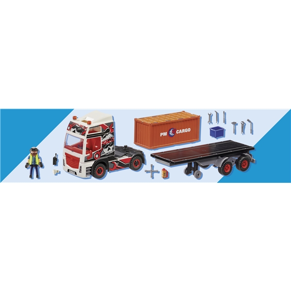 70771 Playmobil Cargo Lastbil med Lastcontainer (Bild 2 av 7)