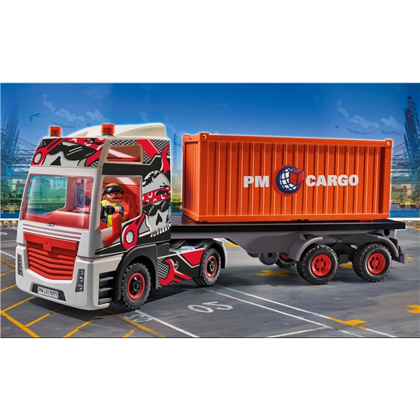 70771 Playmobil Cargo Lastbil med Lastcontainer (Bild 4 av 7)