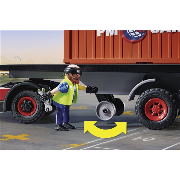 70771 Playmobil Cargo Lastbil med Lastcontainer (Bild 6 av 7)