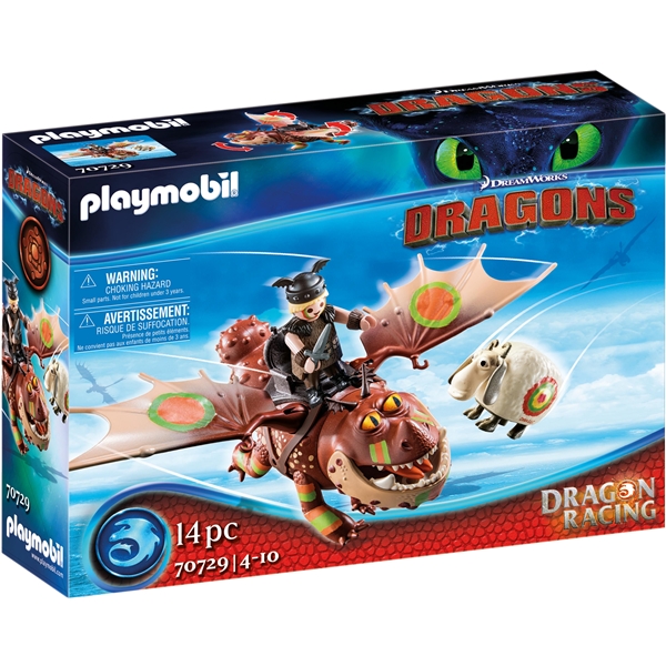 70729 Playmobil Dragon: Fiskfot och Meatlug (Bild 1 av 6)