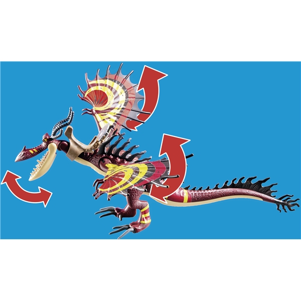 70731 Playmobil Dragon: Snotlout och Hookfang (Bild 4 av 5)