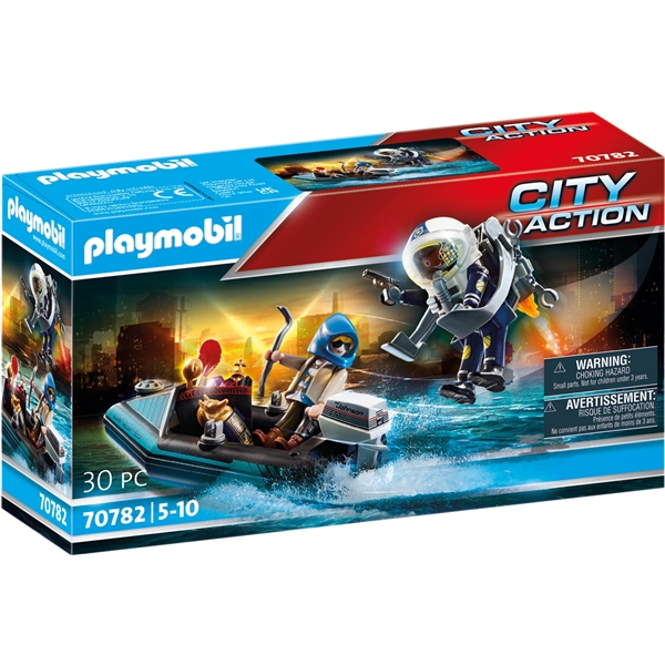 70782 Playmobil City Polis i Jetryggsäck (Bild 1 av 7)