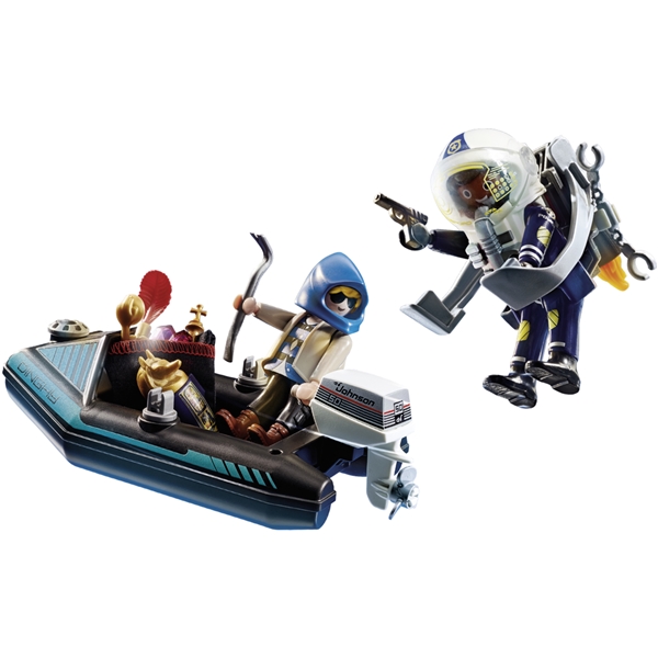 70782 Playmobil City Polis i Jetryggsäck (Bild 2 av 7)