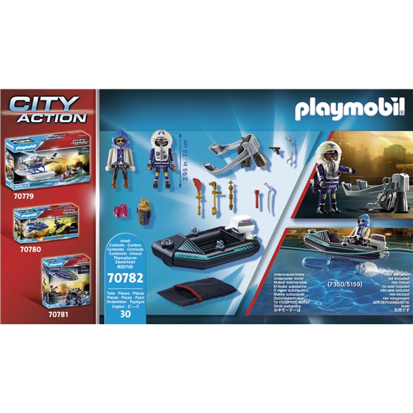 70782 Playmobil City Polis i Jetryggsäck (Bild 7 av 7)