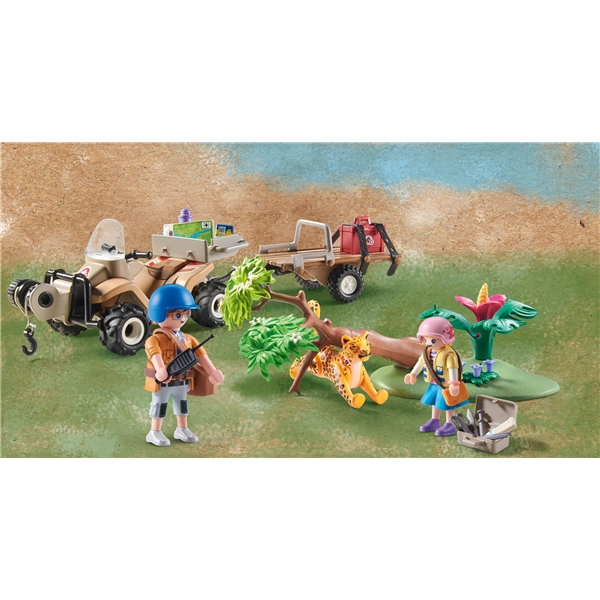 71011 Playmobil Wiltopia Djurräddningsfyrhjuling (Bild 3 av 7)