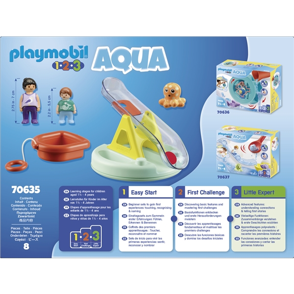 70635 Playmobil 1.2.3 Aqua Badö med Rutschkana (Bild 5 av 5)