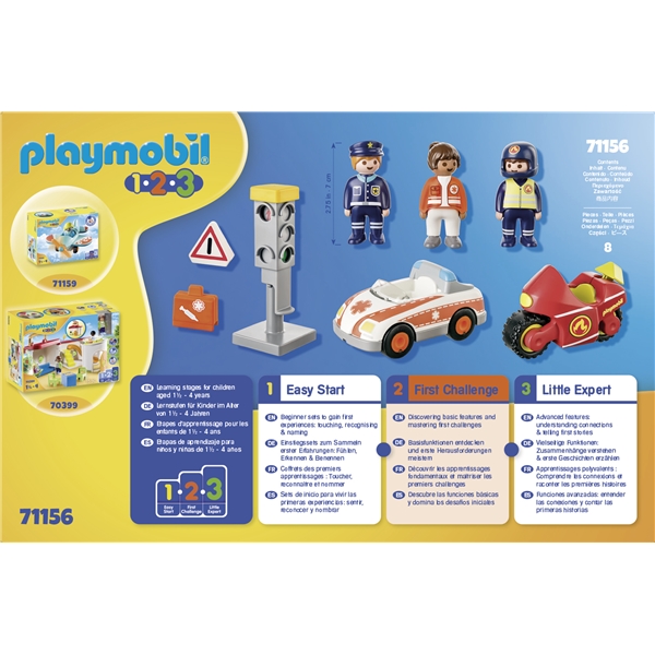 71156 Playmobil 1.2.3 Vardagshjältar (Bild 6 av 6)