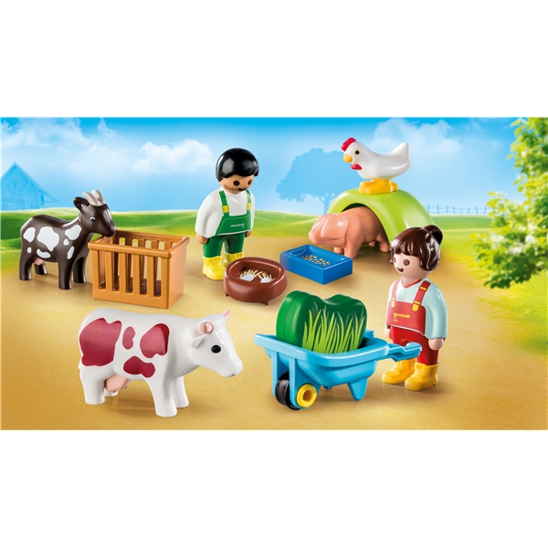 71158 Playmobil 1.2.3 Kul På Gården (Bild 3 av 5)