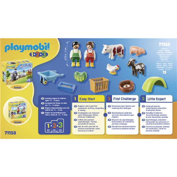 71158 Playmobil 1.2.3 Kul På Gården (Bild 5 av 5)