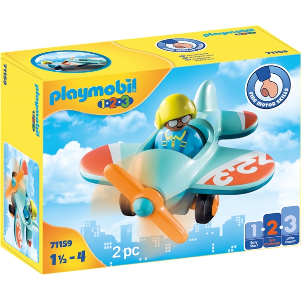 71159 Playmobil 1.2.3 Flygplan (Bild 1 av 4)