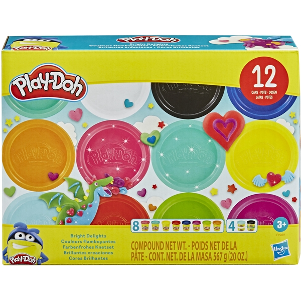 Play-Doh Compound Bright Delights Multicolor Pack (Bild 1 av 3)
