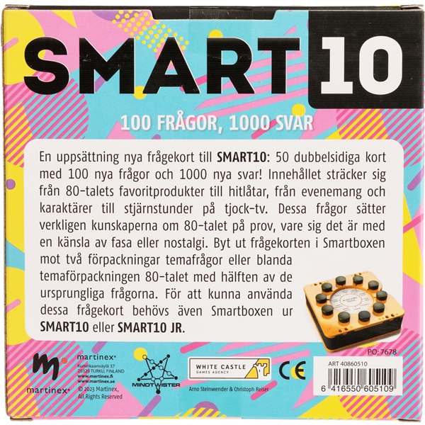 Smart 10 Frågekort 80-Talet (Bild 2 av 2)