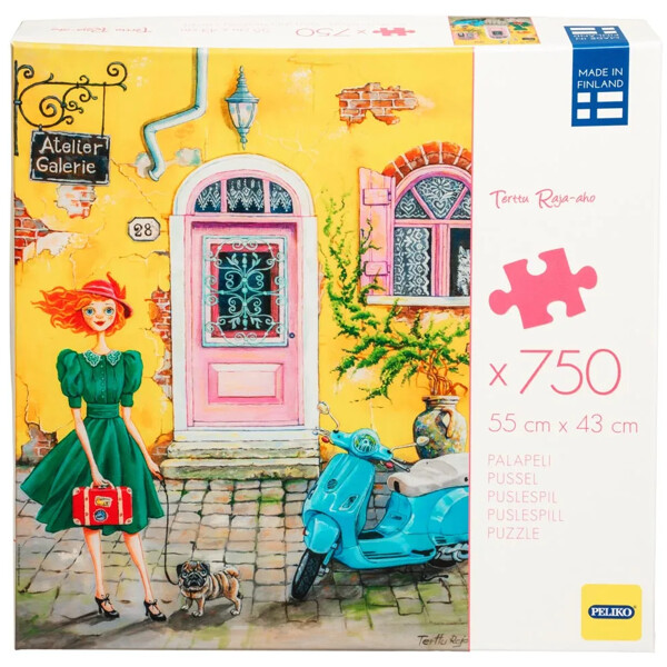 Pussel 750 Bitar Terttu Raja-aho Mademoiselle (Bild 1 av 2)