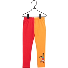110 - Pippi Leggings Röd/Orange