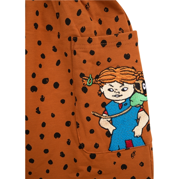 Pippi Prick Hängselklänning Brun (Bild 2 av 3)