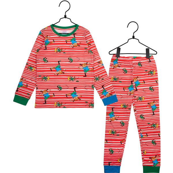 Pippi Skutt Pyjamas Röd