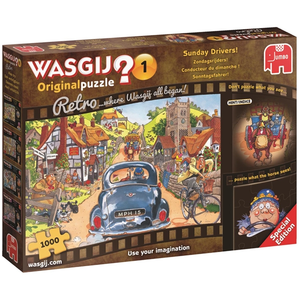 Wasgij Original  #1 -Retro Sunday Driver!