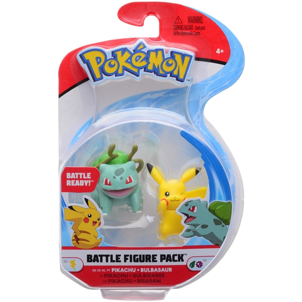 Pokémon Battle Figure (Bulbasaur & Pikachu) (Bild 1 av 4)