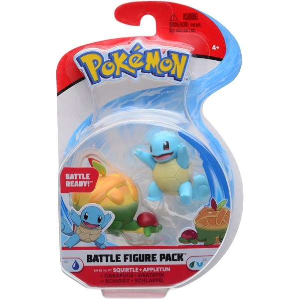 Pokémon Battle Figure (Squirtle & Appletun) (Bild 1 av 4)