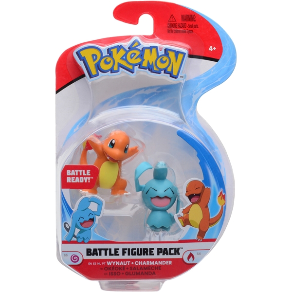 Pokémon Battle Figure (Charmander & Wynaut) (Bild 1 av 4)