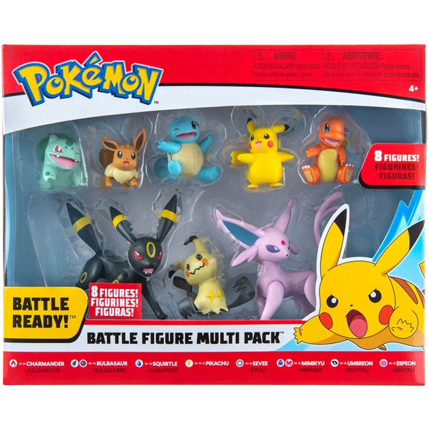 Pokémon Battle Figures 8-Pack (Bild 1 av 10)