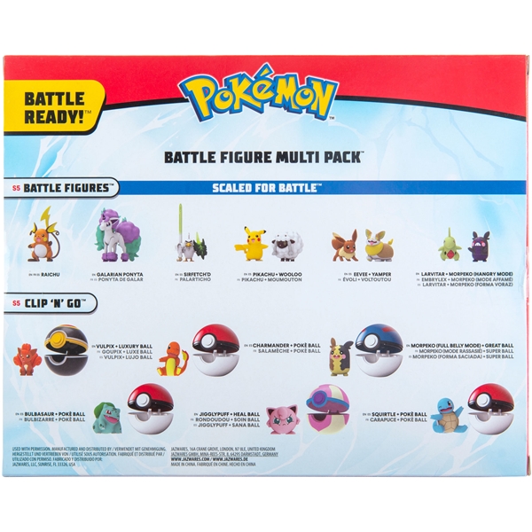 Pokémon Battle Figures 8-Pack (Bild 2 av 10)