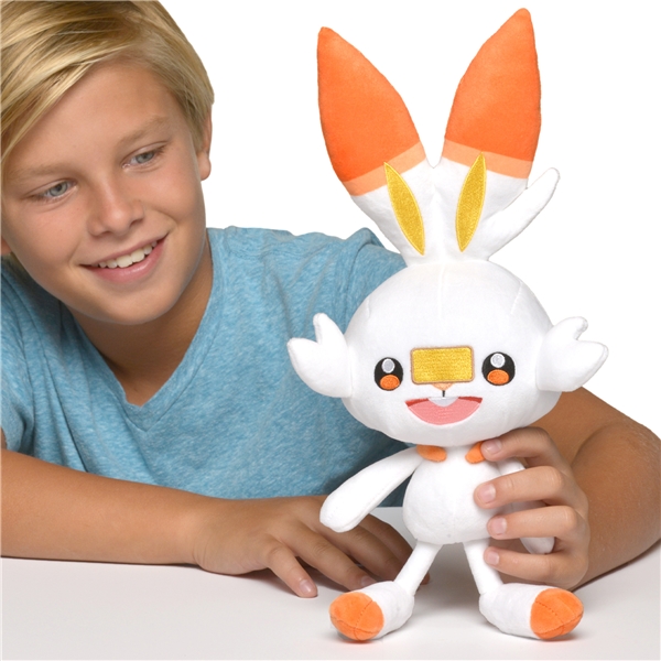 Pokémon Plush 20 cm Scorbunny (Bild 4 av 5)