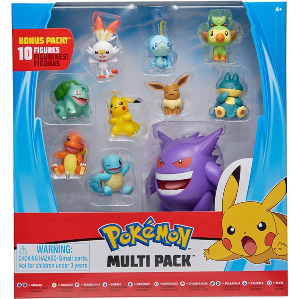 Pokémon Battle Figures 10-Pack (Bild 1 av 2)