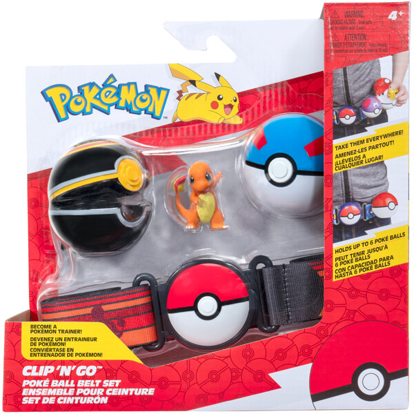 Pokémon Clip 'N Go Belt Set Charmander (Bild 1 av 4)