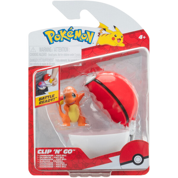 Pokémon Clip 'N Go Charmander & Poké Ball (Bild 1 av 6)