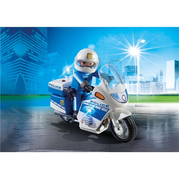 6923 Playmobil Poliscykel med LED-ljus (Bild 3 av 3)