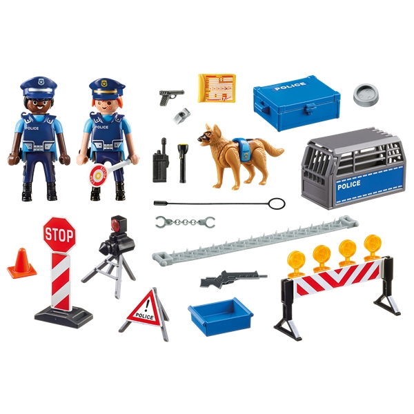 6924 Playmobil Polis med Vägspärr (Bild 2 av 3)
