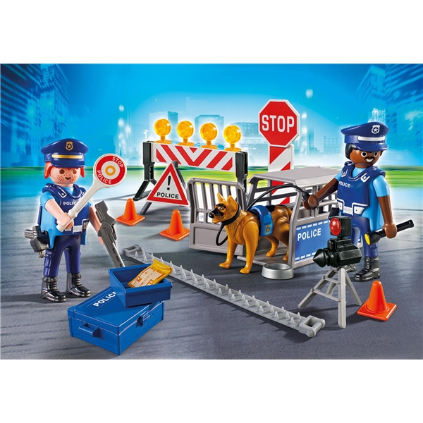6924 Playmobil Polis med Vägspärr (Bild 3 av 3)